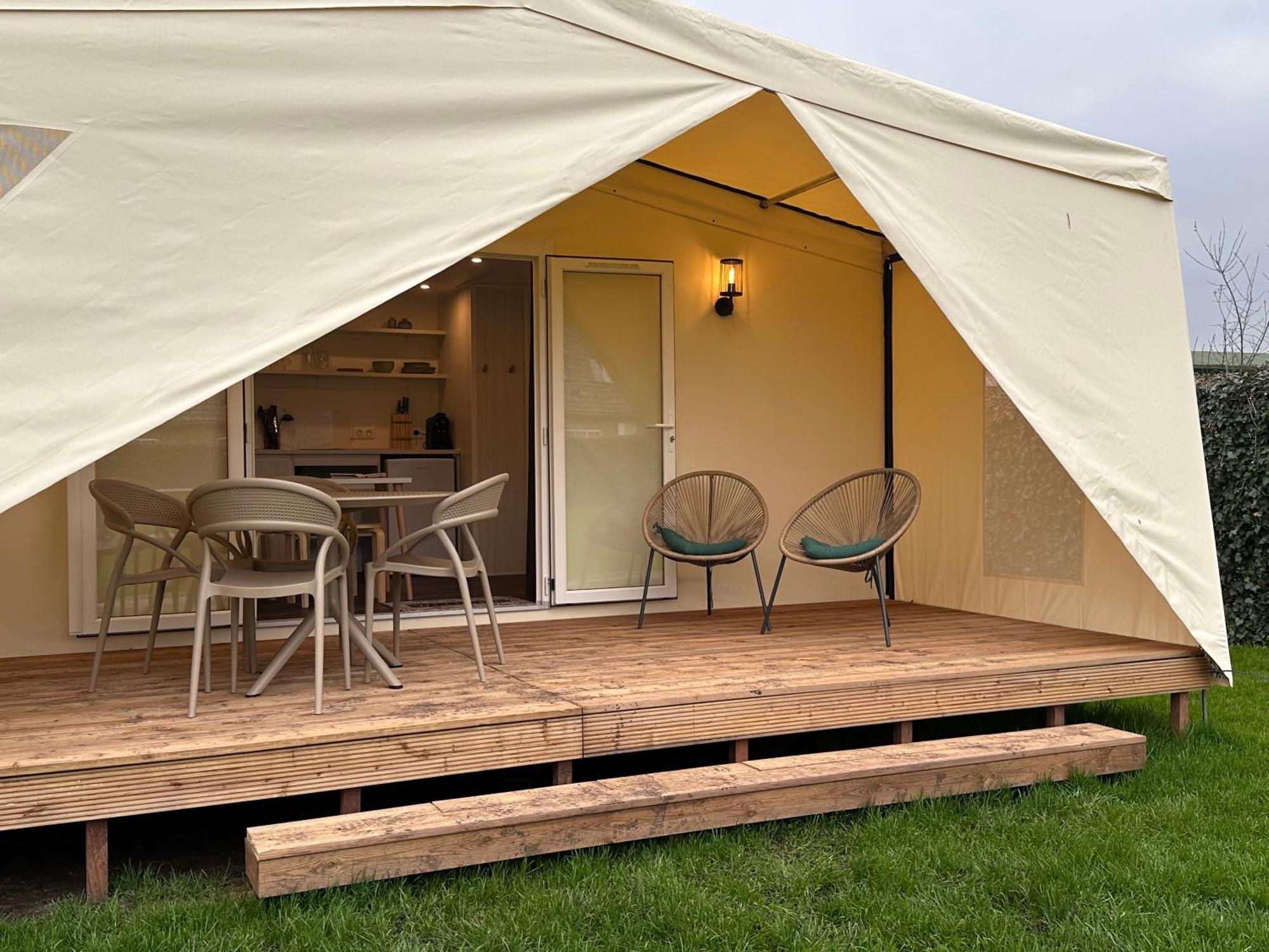 Glamping De Hof Van Eeden Warmond Kültér fotó