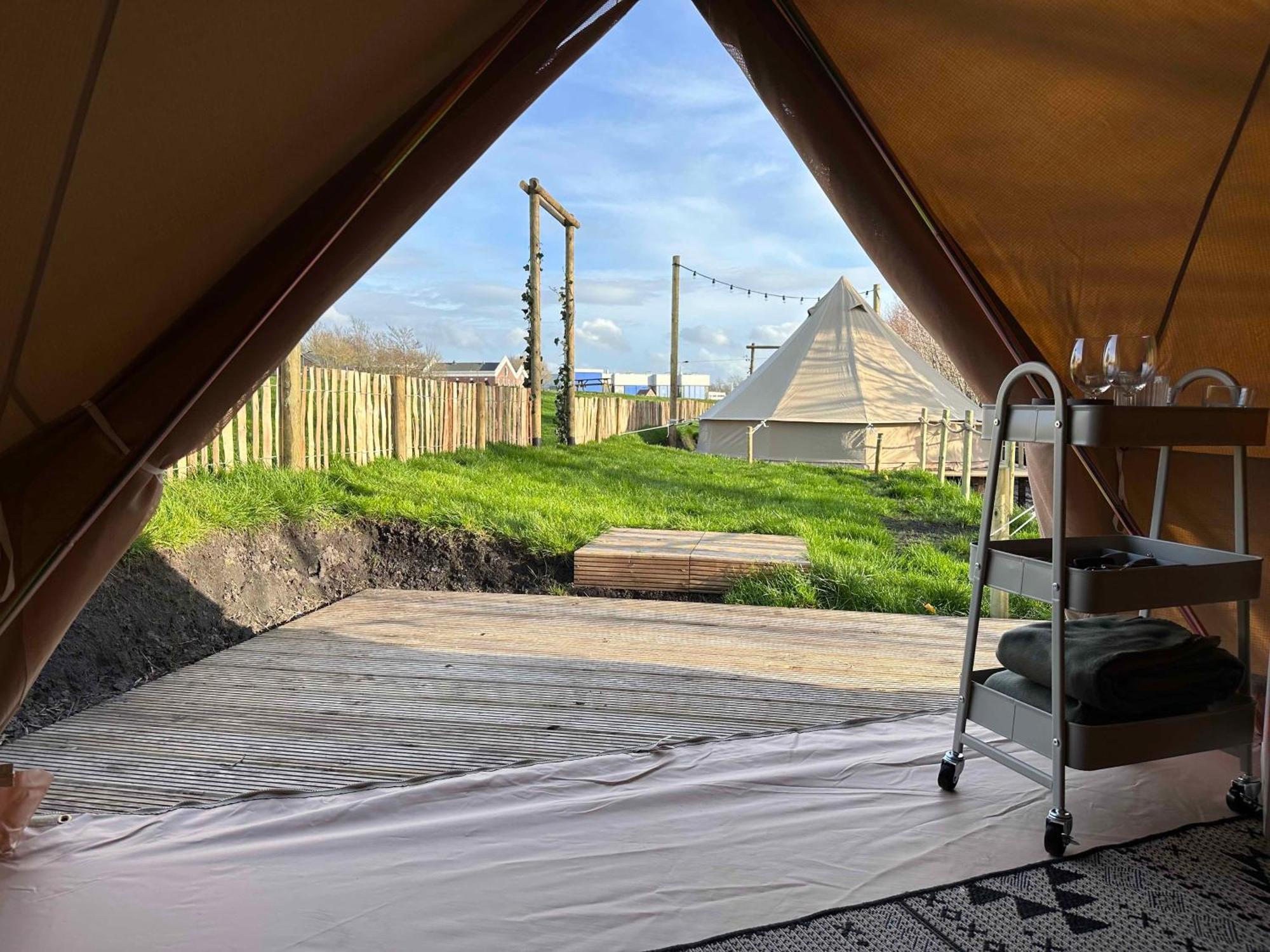 Glamping De Hof Van Eeden Warmond Kültér fotó