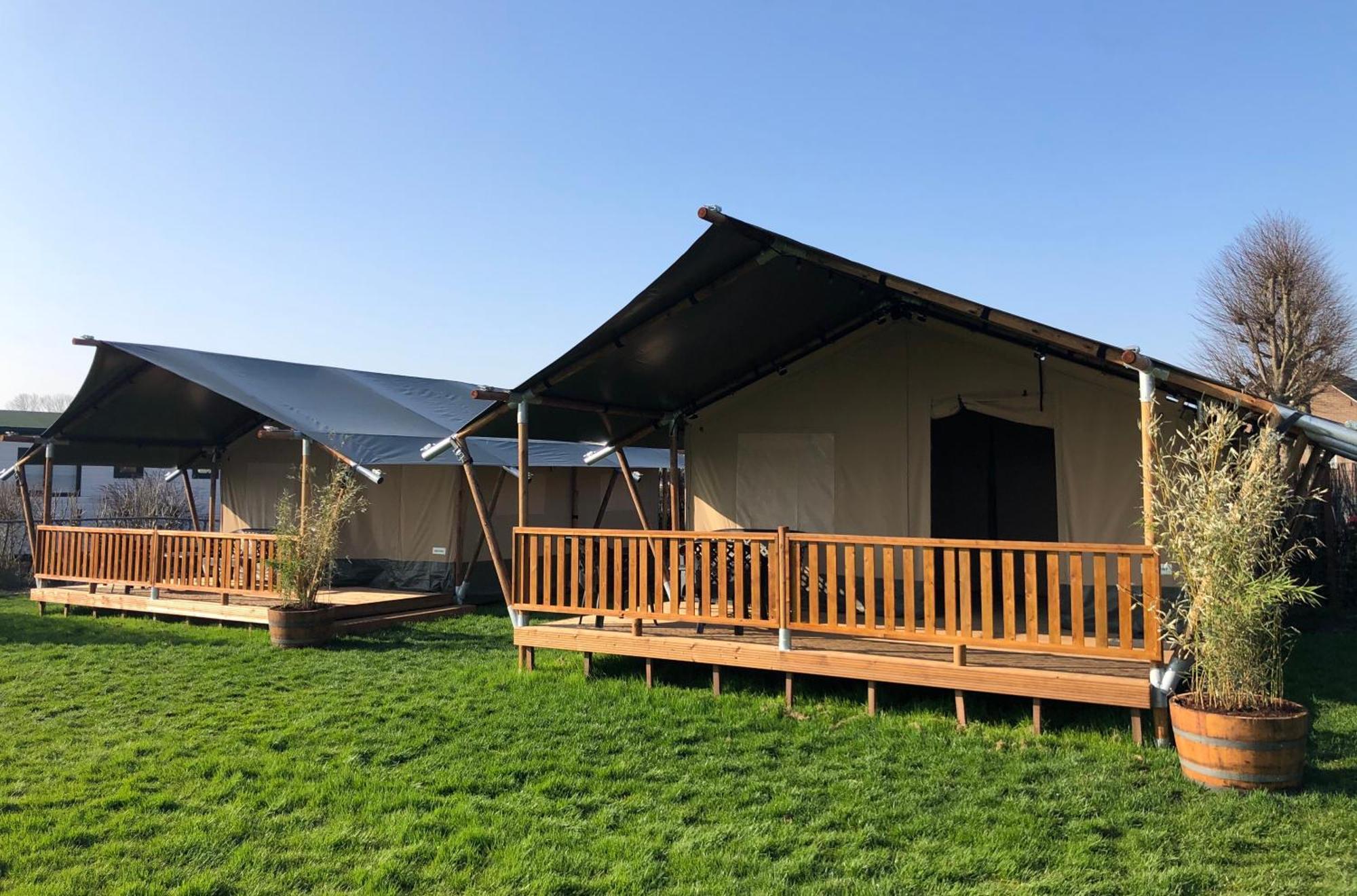 Glamping De Hof Van Eeden Warmond Kültér fotó