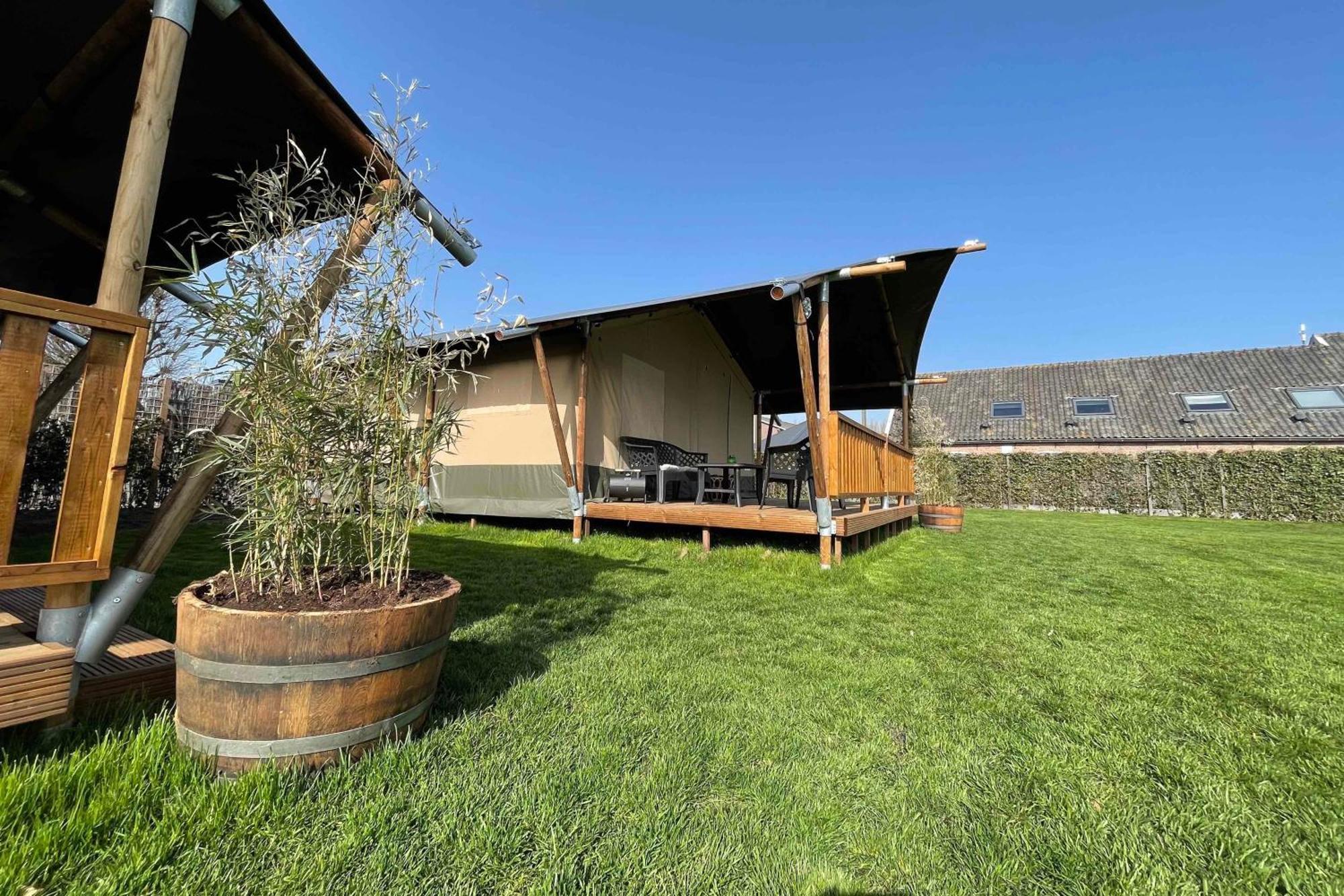 Glamping De Hof Van Eeden Warmond Kültér fotó